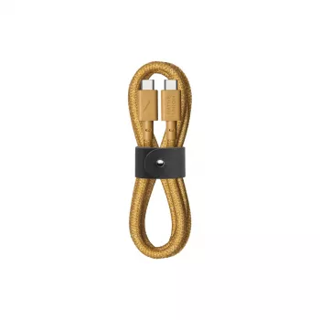 USB-C auf USB-C Kabel Native Union Belt Kabel 1,2 m Gelb