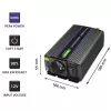 Spannungswandler QOLTEC Monolith 600 MS Wave 12V auf 230V 600W, reine/sinusförmige oder modifizierte Welle wie angegeben