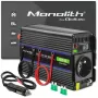 Spannungswandler QOLTEC Monolith 600 MS Wave 12V auf 230V 600W, reine/sinusförmige oder modifizierte Welle wie angegeben
