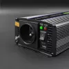 Wechselrichter QOLTEC Monolith 600 W — 12 V auf 230 V, USB PD 18 W, Auto/Innenbereich, schwarz