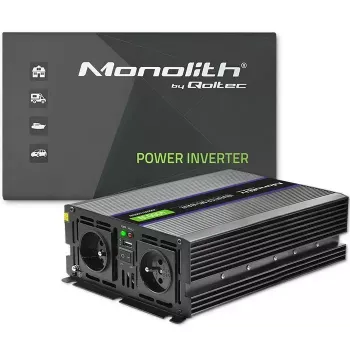 Spannungswandler QOLTEC Monolith 4000 MS Wave 12V auf 230V 2000/4000W mit USB
