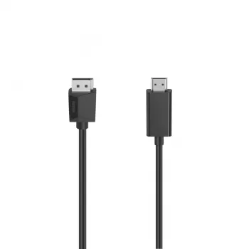 Videokabel-Adapter Hama 00205144 1,5 m DisplayPort auf HDMI Schwarz