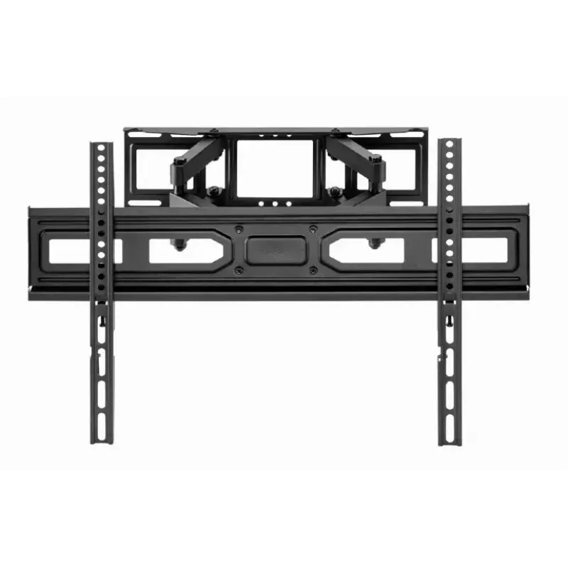 Boden-TV-Ständer Gembird WM-80ST-03 für 37-Zoll- bis 80-Zoll-Bildschirme, VESA 100x100–600x400, Neigung -15°–3°, Schwenkung ±60°, max. Tragfähigkeit 40 kg, schwarz