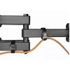 Boden-TV-Ständer Gembird WM-80ST-03 für 37-Zoll- bis 80-Zoll-Bildschirme, VESA 100x100–600x400, Neigung -15°–3°, Schwenkung ±60°, max. Tragfähigkeit 40 kg, schwarz