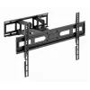 Boden-TV-Ständer Gembird WM-80ST-03 für 37-Zoll- bis 80-Zoll-Bildschirme, VESA 100x100–600x400, Neigung -15°–3°, Schwenkung ±60°, max. Tragfähigkeit 40 kg, schwarz
