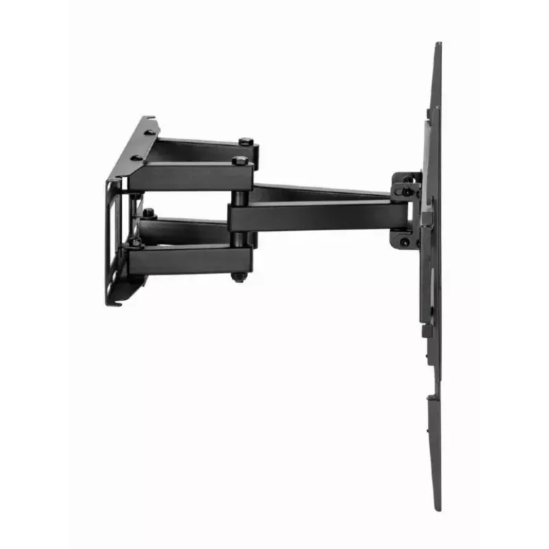 Boden-TV-Ständer Gembird WM-80ST-03 für 37-Zoll- bis 80-Zoll-Bildschirme, VESA 100x100–600x400, Neigung -15°–3°, Schwenkung ±60°, max. Tragfähigkeit 40 kg, schwarz