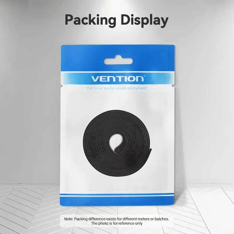Klett-Kabelbinder Vention KAABJ, Nylon, 5 m x 11 mm, schwarz