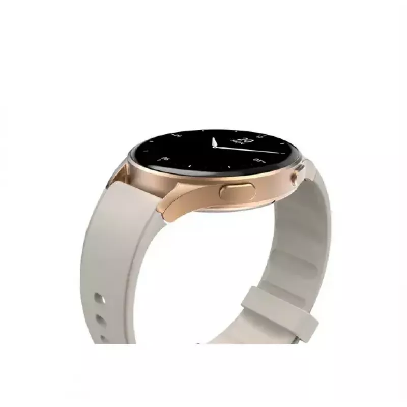 Hama Smartwatch 8900 3,3 cm (1,3 Zoll) AMOLED 42 mm Digital 466 x 466 Pixel Touchscreen Gold GPS (Satellit)
