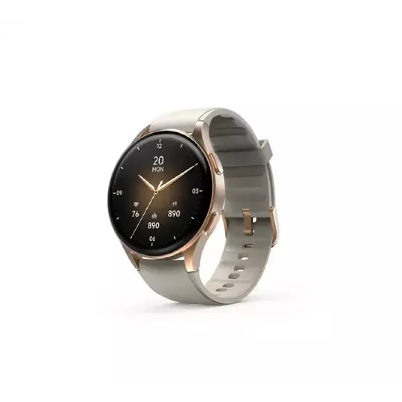 Hama Smartwatch 8900 3,3 cm (1,3 Zoll) AMOLED 42 mm Digital 466 x 466 Pixel Touchscreen Gold GPS (Satellit)