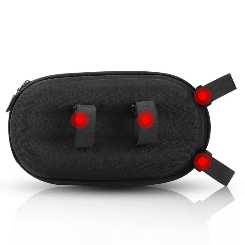 Lenkertasche Wozinsky WSB1BK — wasserdicht 4 L, schwarz, für Fahrräder und Roller