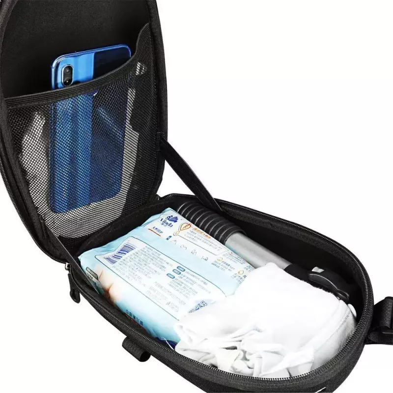 Lenkertasche Wozinsky WSB1BK — wasserdicht 4 L, schwarz, für Fahrräder und Roller