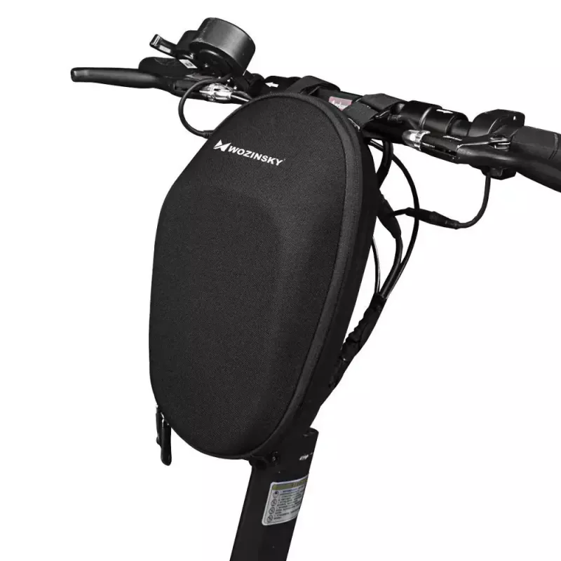 Lenkertasche Wozinsky WSB1BK — wasserdicht 4 L, schwarz, für Fahrräder und Roller