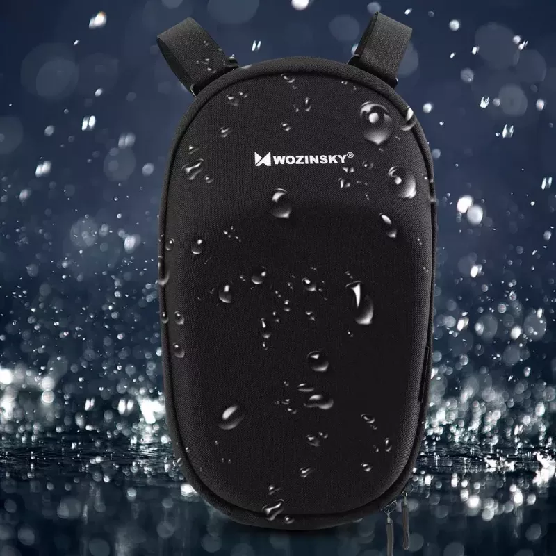 Lenkertasche Wozinsky WSB1BK — wasserdicht 4 L, schwarz, für Fahrräder und Roller