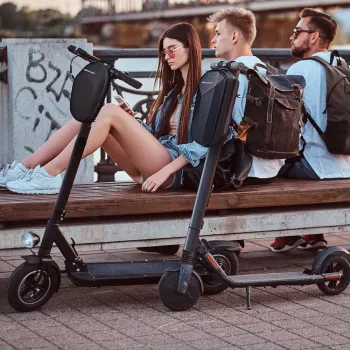Lenkertasche Wozinsky WSB1BK — wasserdicht 4 L, schwarz, für Fahrräder und Roller