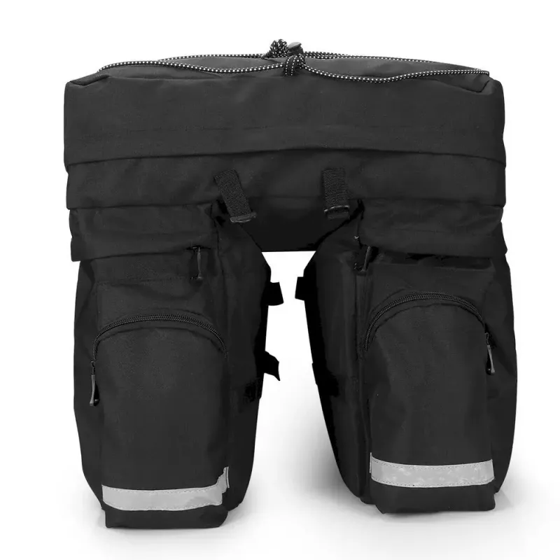 Fahrradtasche Wozinsky WBB13BK 60L schwarz universell – Gepäckträgertasche, 60 L Fassungsvermögen