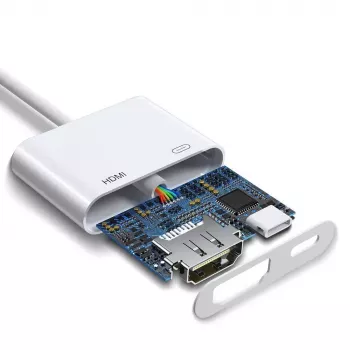 Lightning-auf-HDMI-Adapter Joyroom S-H141 — Lightning (Apple) auf HDMI FullHD 1080p 60 Hz, Weiß