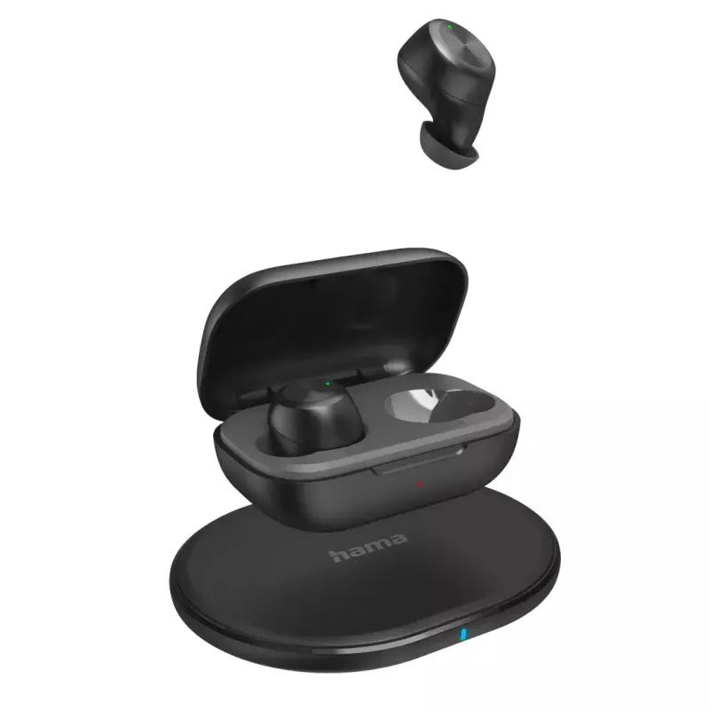 Hama Passion Chop Headset True Wireless Stereo (TWS) In-Ear Anrufe/Musik USB Typ-C Bluetooth Schwarz, Grau