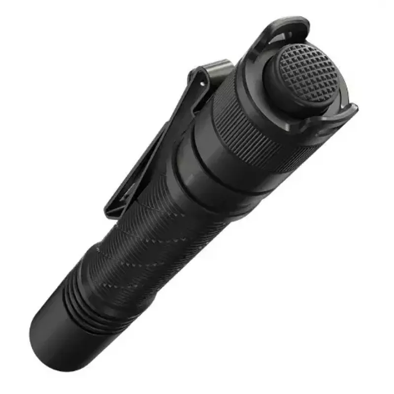 Taschenlampe Nitecore MT2A Pro – LED, integrierter Li‑Ion-Akku, USB-aufladbar, min. 50 lm, Aluminium, IP68, 142,8 mm, 40 g, schwarz