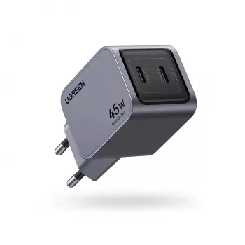 Ugreen 35008 mobiles Ladegerät Universal Grau AC-Schnellladung Innenbereich