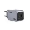 Ugreen 35008 mobiles Ladegerät Universal Grau AC-Schnellladung Innenbereich