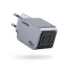 Ugreen 35008 mobiles Ladegerät Universal Grau AC-Schnellladung Innenbereich