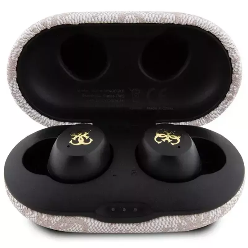 Earphone Guess GUTWSP4EGP TWS Bluetooth Earphones + ENC Dock Pink