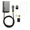 Elektrofahrzeug-Ladestation Grün Cell EVGC021A2275 22000W Wandmontage Grau Aluminium