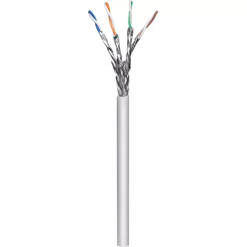 Techly ITP-C6A-FLS305 Netzwerkkabel Grau 305 m Cat6a S/FTP (S-STP)