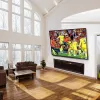 Techly Neigbare Wandhalterung für TV LED LCD 42-80 Zoll Schwarz