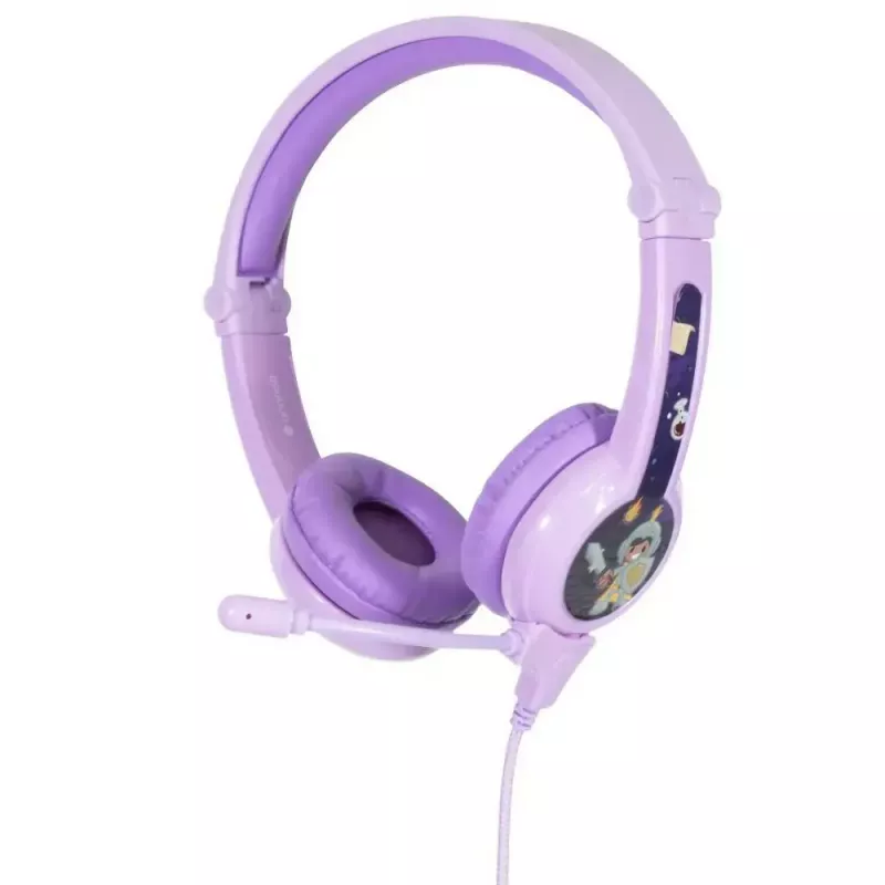 buddy phones Galaxy flieder — Over-Ear-Kinderkopfhörer, verstellbarer Kopfbügel, lautstärkebegrenzt