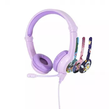 buddy phones Galaxy flieder — Over-Ear-Kinderkopfhörer, verstellbarer Kopfbügel, lautstärkebegrenzt