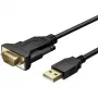 Serielles Kabel Techly IDATA-USB2-SER-1 Schwarz 1,5 m USB Typ-A DB-9