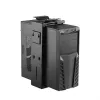 Techly ICA-CS 66 CPU-Halterung Untertisch-CPU-Halterung Schwarz