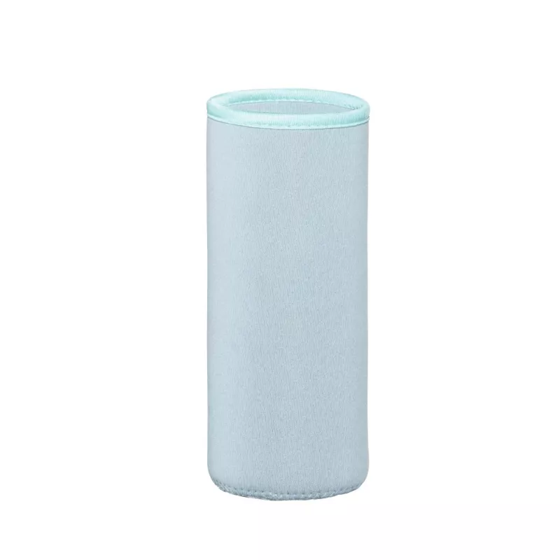 Trinkflasche Xavax 00181598 — 450 ml Borosilikatglas mit Silikonhülle, blau transparent