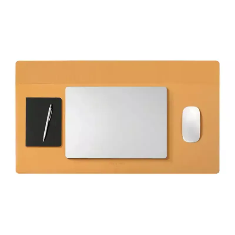 Schreibtischmatte Mauspad Native Union DESK-MAT-BLKKFT 650×360 mm Polyester Polyurethan rutschfeste Basis Schwarz Orange