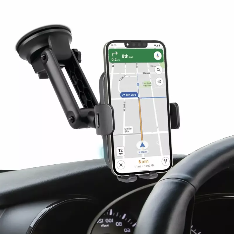 Aktive Autohalterung SBS Mobile TESUPEXTWIR15W für Mobiltelefone, schwarz