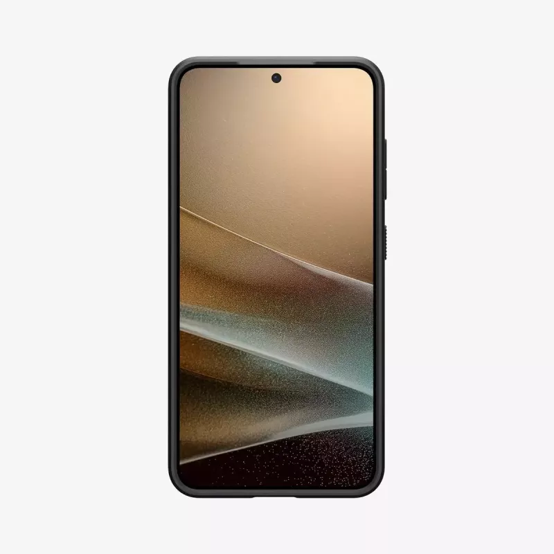 Cover Spigen Galaxy S25 Liquid Air Mattschwarz Monochromatisch