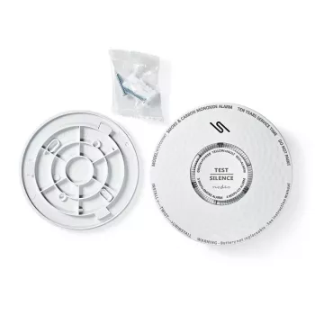 Luftproben-Melder Nedis DTCTCS10WT Weiß batteriebetrieben