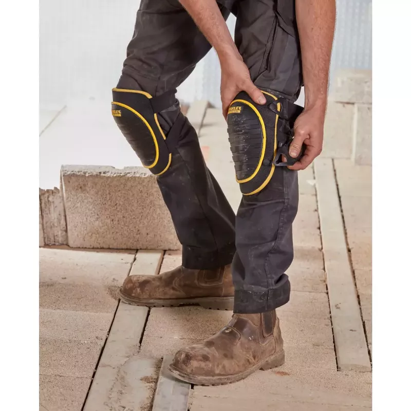 Sicherheits-Knieschoner Stanley FATMAX FMST82961-1 Gelb Schwarz Schaumstoff Kunststoff Elastisch Nylon