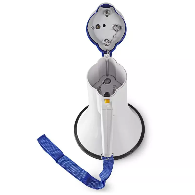Megaphon Nedis MEPH150WT Weiß Blau 15 W 150 m Reichweite