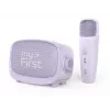 Tragbarer Kinderlautsprecher MYFIRST myFirst Voice 2 – lila, kompaktes wiederaufladbares Audiogerät für Kinder
