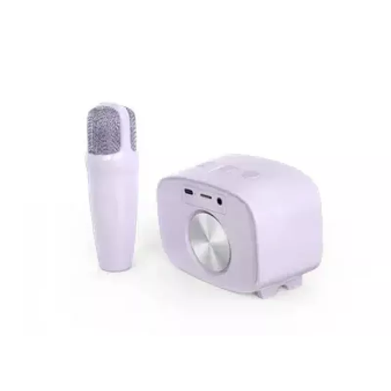 Tragbarer Kinderlautsprecher MYFIRST myFirst Voice 2 – lila, kompaktes wiederaufladbares Audiogerät für Kinder