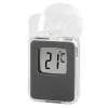 Hama 00186397 Umgebungsthermometer Elektronisches Umgebungsthermometer Innen-/Außenbereich Grau