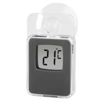 Hama 00186397 Umgebungsthermometer Elektronisches Umgebungsthermometer Innen-/Außenbereich Grau