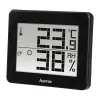 Digitales Thermometer Hygrometer Hama TH-130 Schwarz