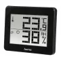 Digitales Thermometer Hygrometer Hama TH-130 Schwarz