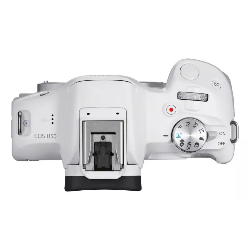 MILC Kamera Canon EOS R50 Weiß 24,2 MP 4K Ultra HD