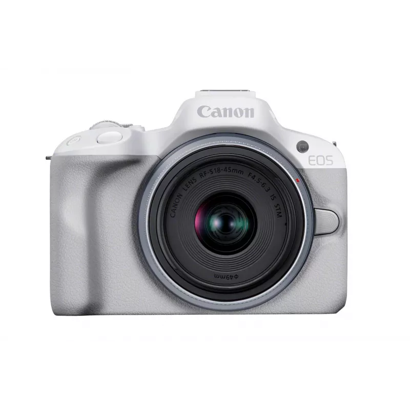 MILC Kamera Canon EOS R50 Weiß 24,2 MP 4K Ultra HD