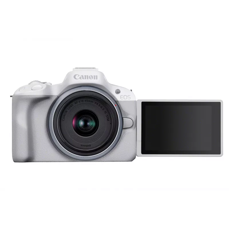 MILC Kamera Canon EOS R50 Weiß 24,2 MP 4K Ultra HD