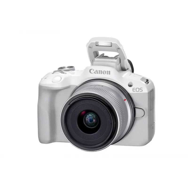 MILC Kamera Canon EOS R50 Weiß 24,2 MP 4K Ultra HD